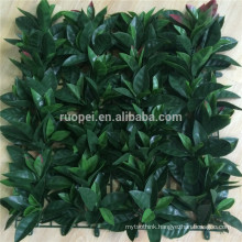 High quality outdoor decorative fencing artificial leaf hedge